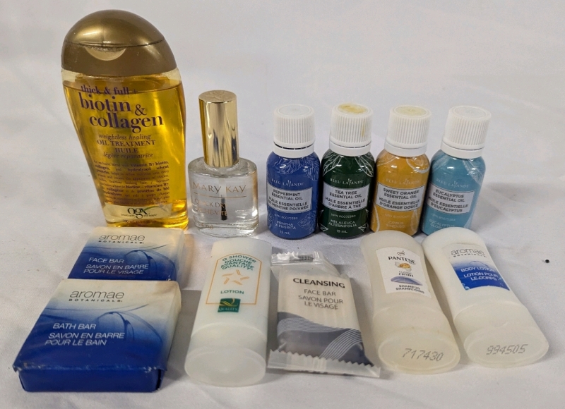 New Bath, Body And Spa Lot. Contains Lotion, Essential Oils, Shampoo & More. 100ml.is largest bottle.