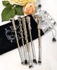 New Story Look Cosmetics 6-Piece Magic Wand-Shaped Makeup Brushes with Pouch | 6.5" Long ea