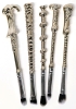 New Story Look Cosmetics 6-Piece Magic Wand-Shaped Makeup Brushes with Pouch | 6.5" Long ea - 2