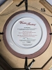 4 Framed Trisha Romance Collector Plates Includes; Star Of Wonder, Winter Fantasy, Evening Skaters, & The Christmas Story - 9