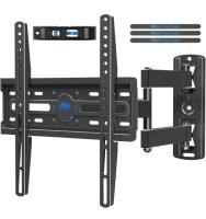 New | Mounting Dream Full Motion TV Wall Mount Corner Bracket with Center Design for Most 26-55 Inch LED, LCD, OLED Flat Screen TV W/ Swivel Articulating Arm | up to VESA 400x400mm & 60LBS Max MD2377 Retails For $50+ *