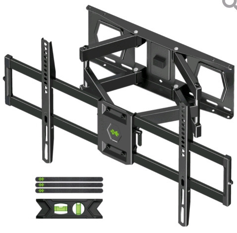 New | USX-Mount Full Motion TV Wall Mount For 37"- 86" Flat Screen TV | Versa 600x400mm, Max Weight 120Lbs, W/ Tilting Angle & 45&deg; Swivel | Model# XML028-K * Retails For $59.99 *