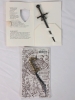 New - Miniature Famous Swords . Robin Hood Sword & Falcata Sword . Swords measure 6" long