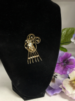 Vintage Comet Rhinestone Brooch Hard to Find DALE Montreal