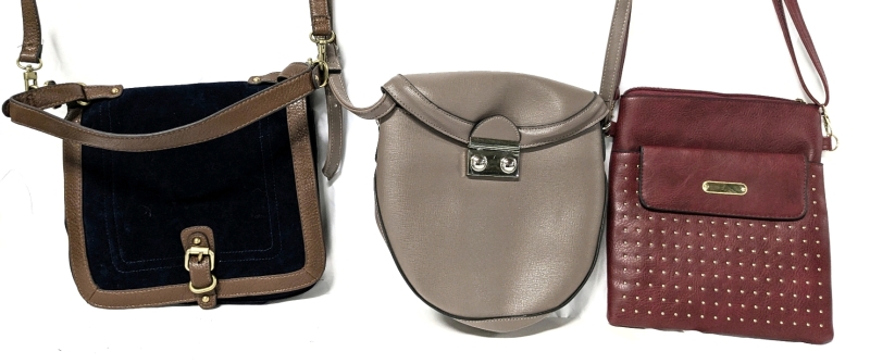 3 Ladies Purses / Hand Bags : PinkStix, Avenue9 & Merona | Up to 10.5" x 9.25"