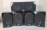 Sinclair Audio 5pc. Surround Sound Speaker Set , Model # SA240 . 8 Ohms , 85wats . Untested