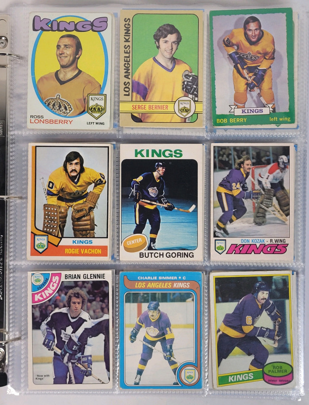 1971 - 2023 NHL Hockey Los Angeles Kings Trading Cards . 207 Trading Cards , No Doubles