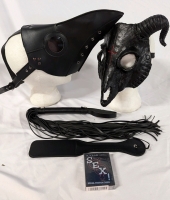 [Adults Only] Floggers & Masks & Cards OH MY! 2 New Floggers, 2 Masks & Adult Sexual Position Cards.