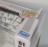 New - Funko Pop! Comic Covers " Marvel : Captain America " , No. 61 . Box top has small bend/tear - 5