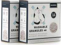 2 New Maomida Permanent Washable Cat Litter | 3.6*lb each | Retails for Over $70!