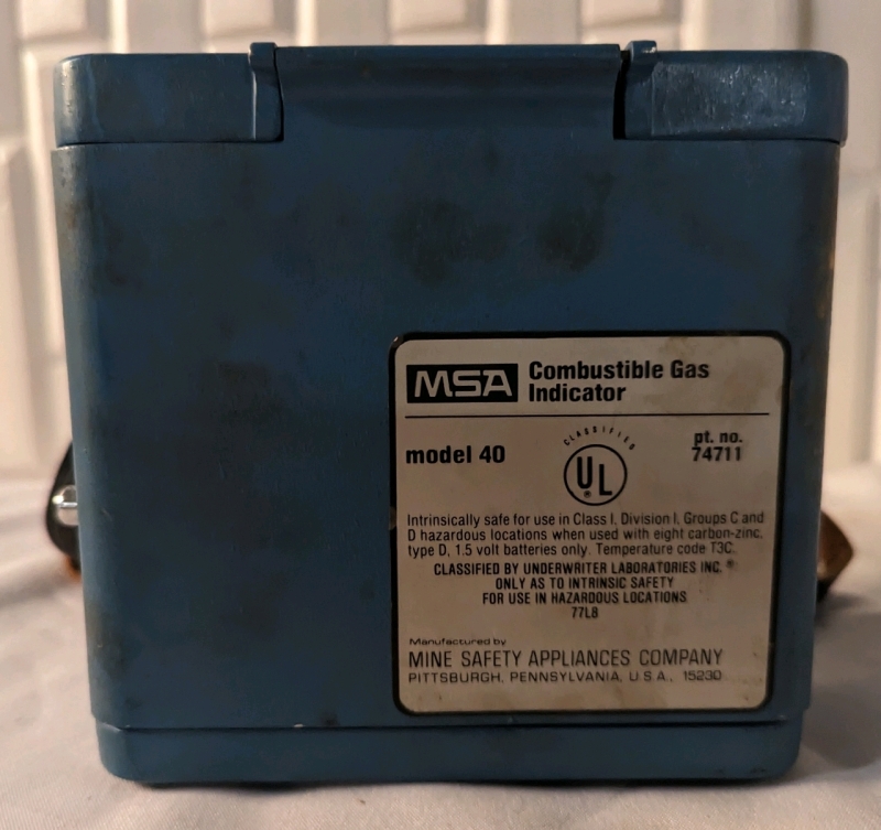 MSA Combustible Gas Indicator.