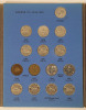 1922 - 1960 Canadian Nickels in Whitman Blue Book . Includes 1926 Near 6 . Missing 1925 & 1926 Far 6 . All Slot Have Correct Year - 3