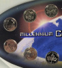 2000 Canadian Millennium Quarter Coin Set , Uncirculated - 2