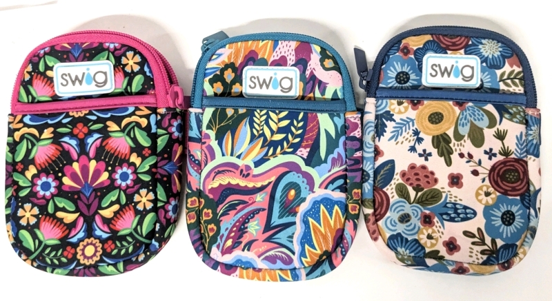 3 New SWIG Mega Mug Pouches for Stanley & Other 40oz Tumblers : Caliente, Bazaar & Bella Rosa Patterns |