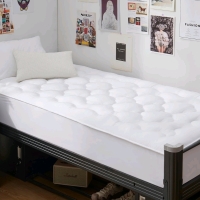 New | GRT Twin XL Quilted Fitted Mattress Pad | Fits 8-19" Deep