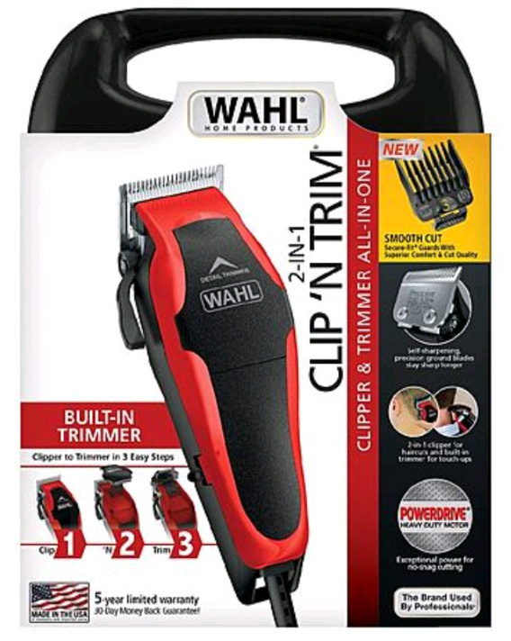 New | Wahl Corded Home Hair Cutting Kit | Clipper To Trimmer