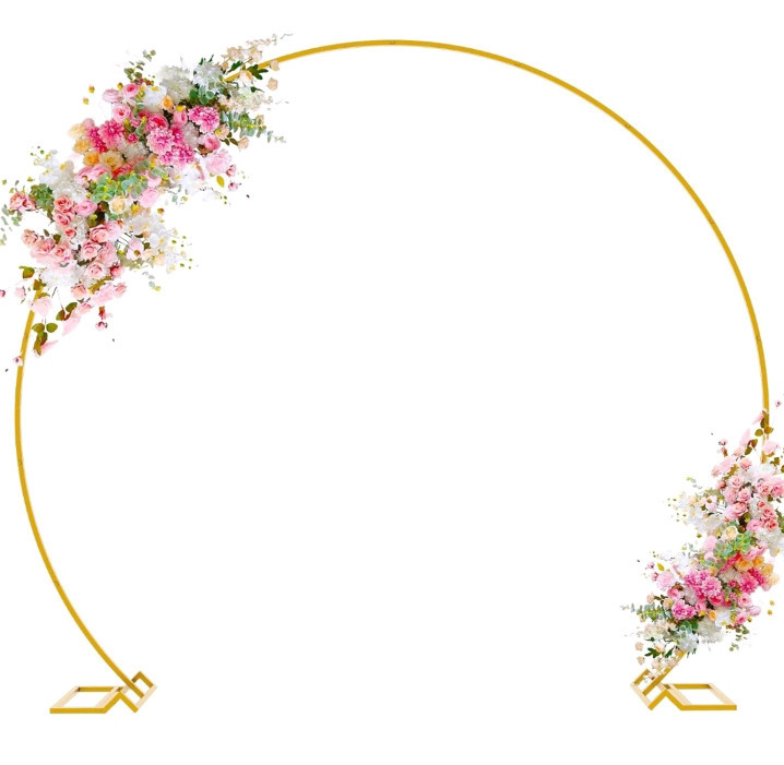 New | 8Ft Round Metal Circle Balloon Arch For Weddings / Partys * Retails For $50+ *