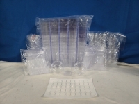 6 Packs New | Appears To be Christmas Dinner Lot | Includes Plastic Desert Cups ( 75+ ), Hanging Ornament Balls ( 20+ ) & Small Plastic Desert Spoons ( 40+ )