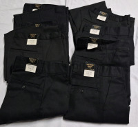 8 New APG sz 26 Waist & 36" Length Men's Tactical Force Black Twill Pants *Pants fit Small*