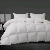New HYVIF Down Fiber Comforter Oversized King Size - Down and Feather Fiber Core for All Seasons -Fluffy and Cozy Comforter Duvet, (120 X 98&rdquo;) Retails $175