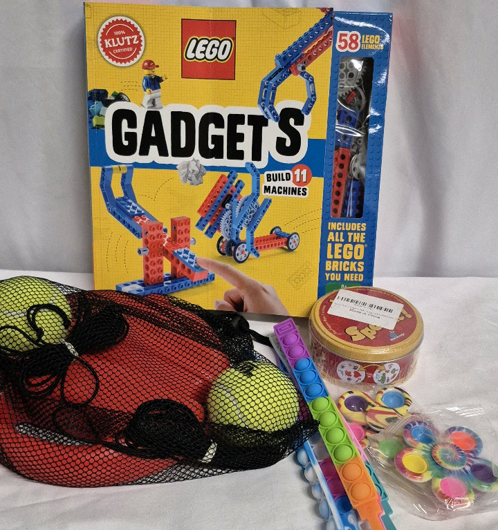 New Kid's Toys and Games Lot - LEGO Gadgets, Fidget Spinners, Spot It Card Game +