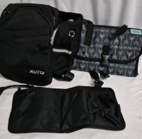 New Cross Body Bag with Travel Baby Changing Pad/Bag & Stroller Cup Holder