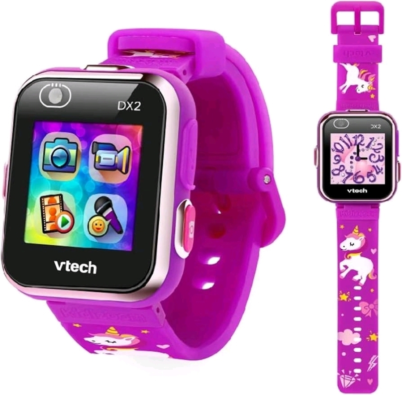 New FRENCH VTech Kidizoom DX2 Smart Watch Model 1938 (Unicorns) | Retails for Over $70! [French Language Only]