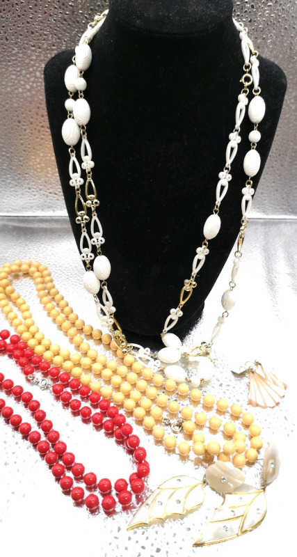Beaded Necklaces with Earrings