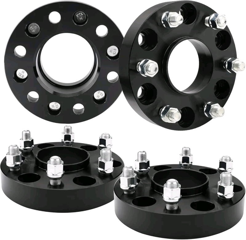 New - EOTH 4pc. 6x5.5 Wheel Spacers for Silverado 1500 Tahoe, Yukon 1500 Sierra 1500, 6&times;5.5 Wheel spacers 78.1mm Hub Centric with 14x1.5 Studs .