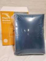 New Blue WOOMER electric heated blanket