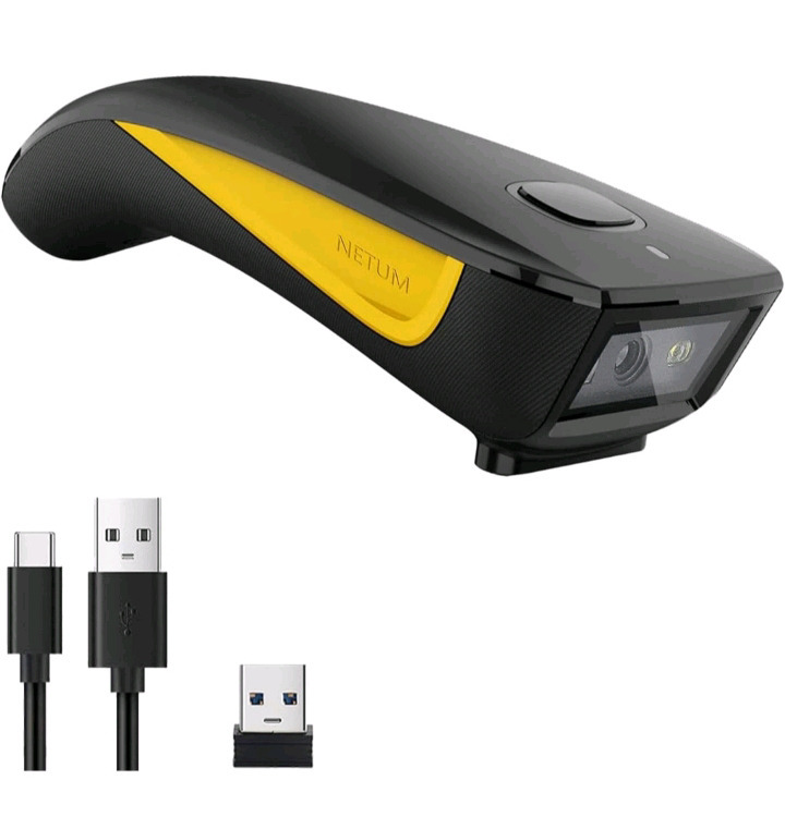 New | Netum QR Barcode Scanner | Bluetooth & USB Compatible | * Retails For $76.88 * ModelC750