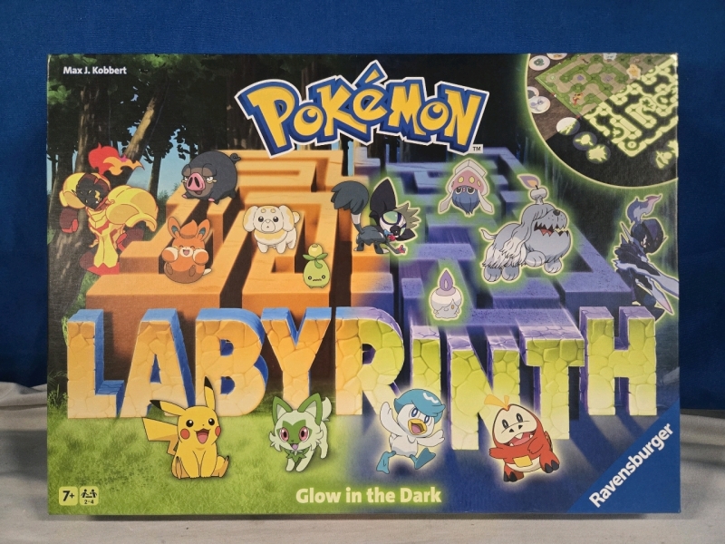 New | Ravensburger Pok&eacute;mon Labyrinth Glow In The Dark Board Game | Ages 7+ * Retails For $50+ *
