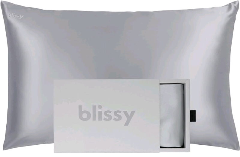 New Queen Size | Blissy 100% Pure Mulberry Silk Pillowcase with Hidden Zipper | Retails for Over $120!