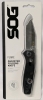 New SOG Flare Assisted Folding Knife | GRN Handle | 8CR13MOV Stainless Steel Blade | 3.5" Blade, Overall Length 8", 3.2oz, Satin Polished - 2