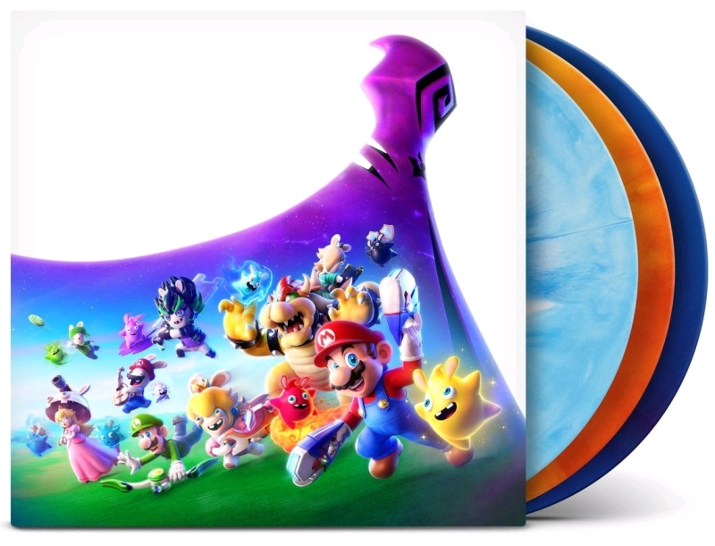 New Nintendo MARIO + RABBIDS : Sparks of Hope Limited Galactic Edition 3LP Colour Vinyl | LMLP201X | Retails for Over $50 USD!