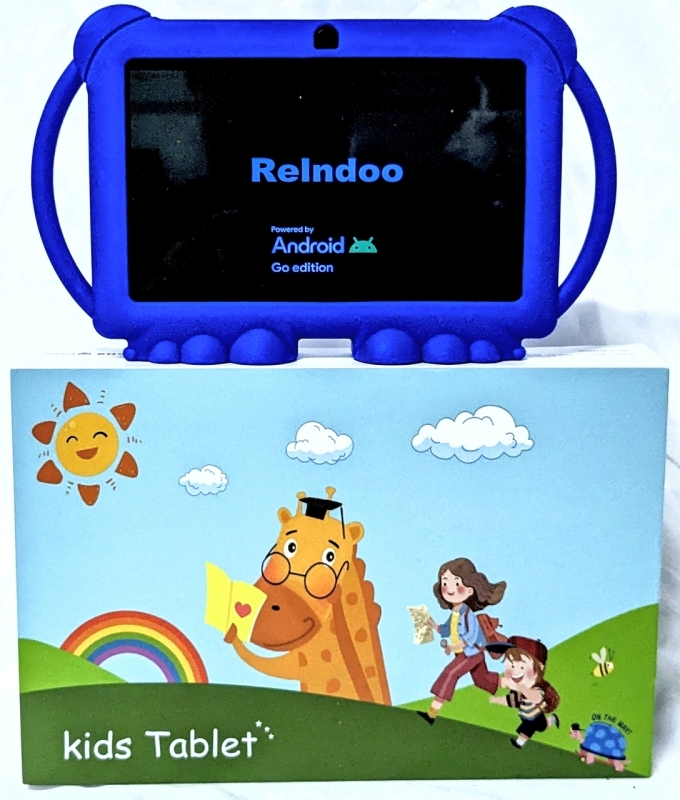 Kid-Friendly Toddler Tablet | 7" Android 11 3GB RAM 32GB ROM | Bluetooth, WiFi, Parental Control, Dual Camera, GMS, Shockproof Case, Kids App Pre-Installed [Restored to Factory Settings)