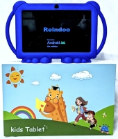 Kid-Friendly Toddler Tablet | 7" Android 11 3GB RAM 32GB ROM | Bluetooth, WiFi, Parental Control, Dual Camera, GMS, Shockproof Case, Kids App Pre-Installed [Restored to Factory Settings)