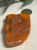 Natural Old Swirled Butterscotch Egg Yolk Baltic Amber Brooch - 5
