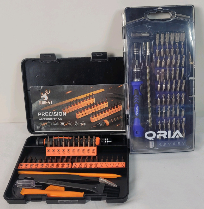 New - Oria & Jorest Precision Screwdriver Kits .