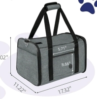 New Yudodo Small Pet Carrier 25lbs - 17.25 " L x 11.25" W x 11" H