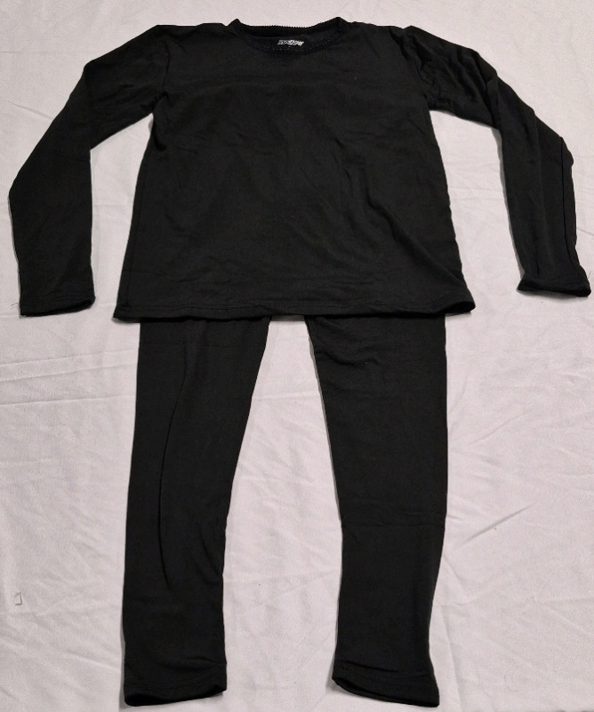 New Girls Size XL 2-Piece Rocky Thermal Fleeced-Lined Undershirt & Bottoms