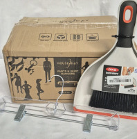 New Oxo Dustpan & Brush + 50 New Pants & Skirt Hangers