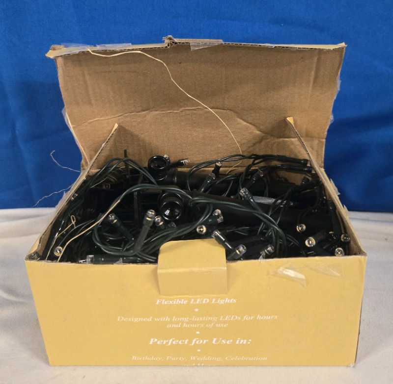 New | Flexible Solar Powered LED String Lights 10+ Feet