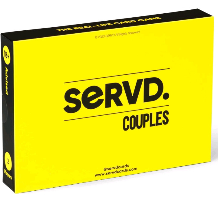 New Sealed | Servd Couples Game | The Real Life Card Game 18+