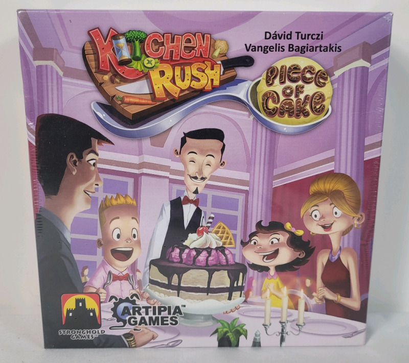 New , Sealed - Kitchen Rush Piece of Cake Board Game . 1-4 Players , Ages 12+ , 30-45 Minutes
