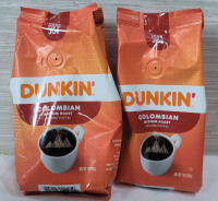 New , Sealed - DUNKIN' Colombian Medium Roast Ground Coffee , 2-Bags , 198g. Per Bag . Best Before May 14 / 2025