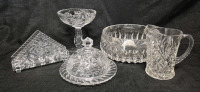 Pinwheel Crystal & Glass Pitcher