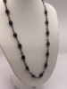 Vintage Purple Rhinestone Earrings Fabulous Necklace Amethyst Studs - 5