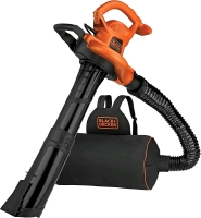 New - BLACK+DECKER Leaf Blower Vacuum Back Pack and Mulcher, Power Boost up to 250 MPH, 400 CFM, Corded , Model # BEBL7000-CA