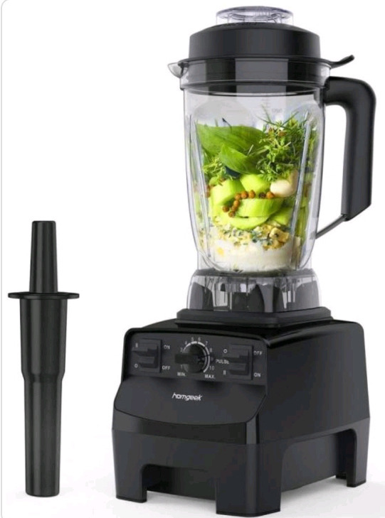 New | Homgeek Blender Smoothie Maker W/ 10 Speed Settings | 2000W 220 V | Model# NY-8608MC * Retails For $384.99 *